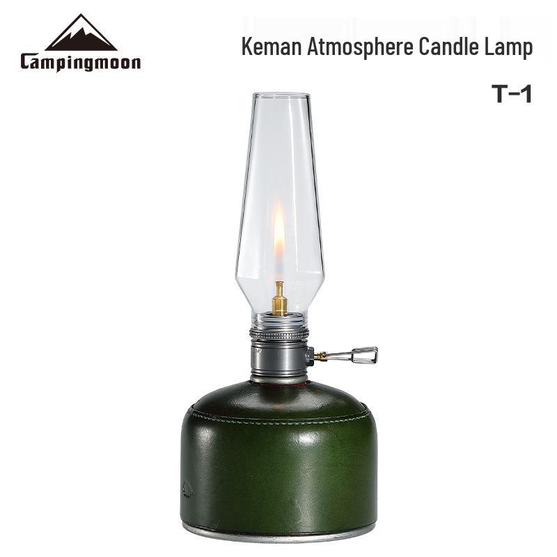 Газовая свеча-фонарь Campingmoon T-1: Безкаркасный газовый палаточный фонарь для создания атмосферы