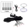 Car Interior Neon RGB Led Ambient Light Fiber Optic Kit With APP Sound Control Multiple Modes Auto Atmosphere Decorative Lamp