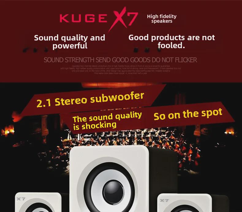 X7 Bluetooth 2.1 Multimedia Speaker: Compact Subwoofer for Desktop & Mobile Devices