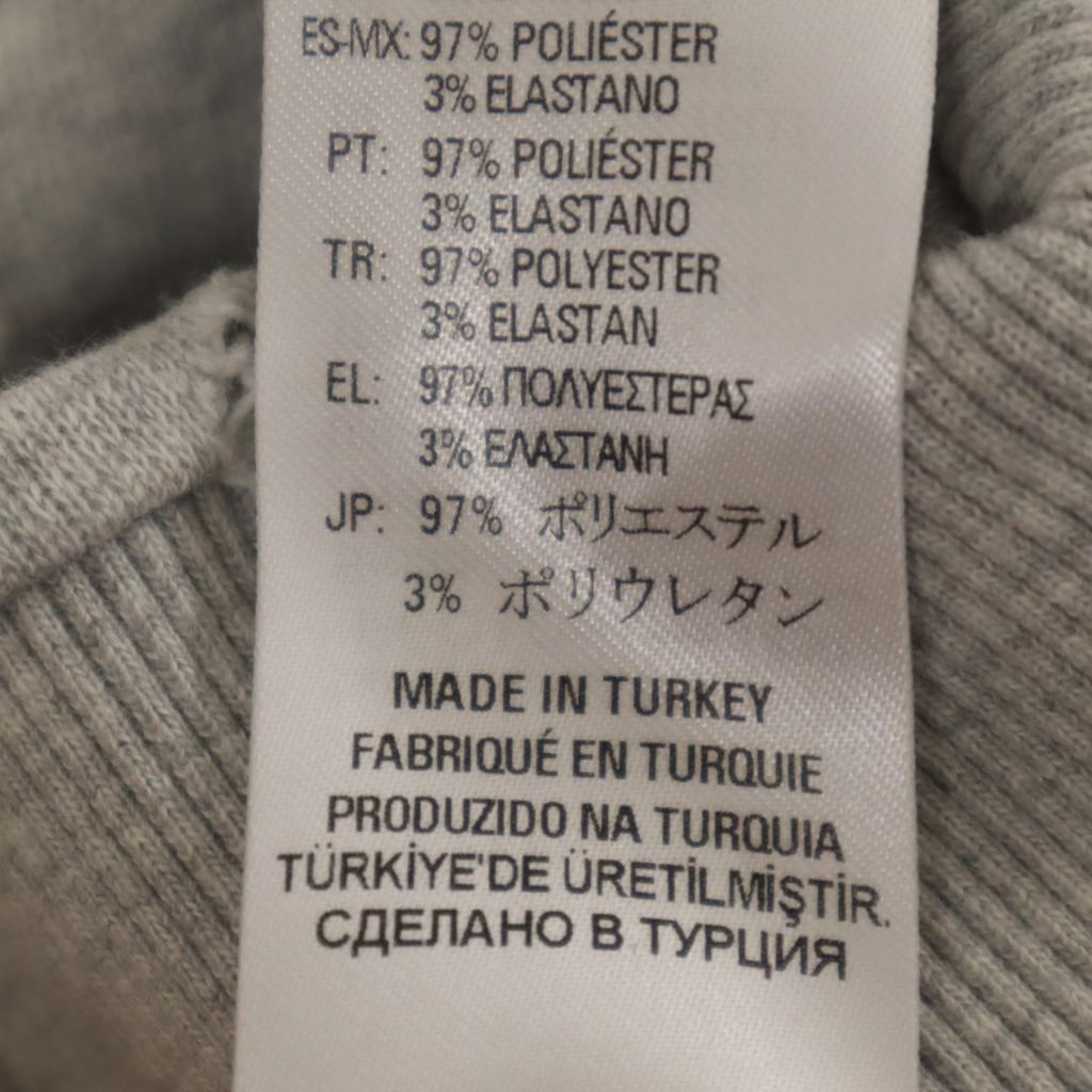 Diesel Long Sleeve Distressed Sweatshirt Zip Hoodie 8 Gray Women Used