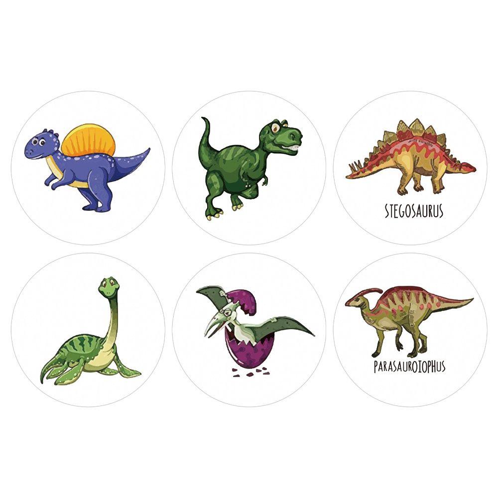 Self Adhesive Kids Teacher Reward Stickers Children's Cartoon Stickers Encourage Sticker Dinosaur