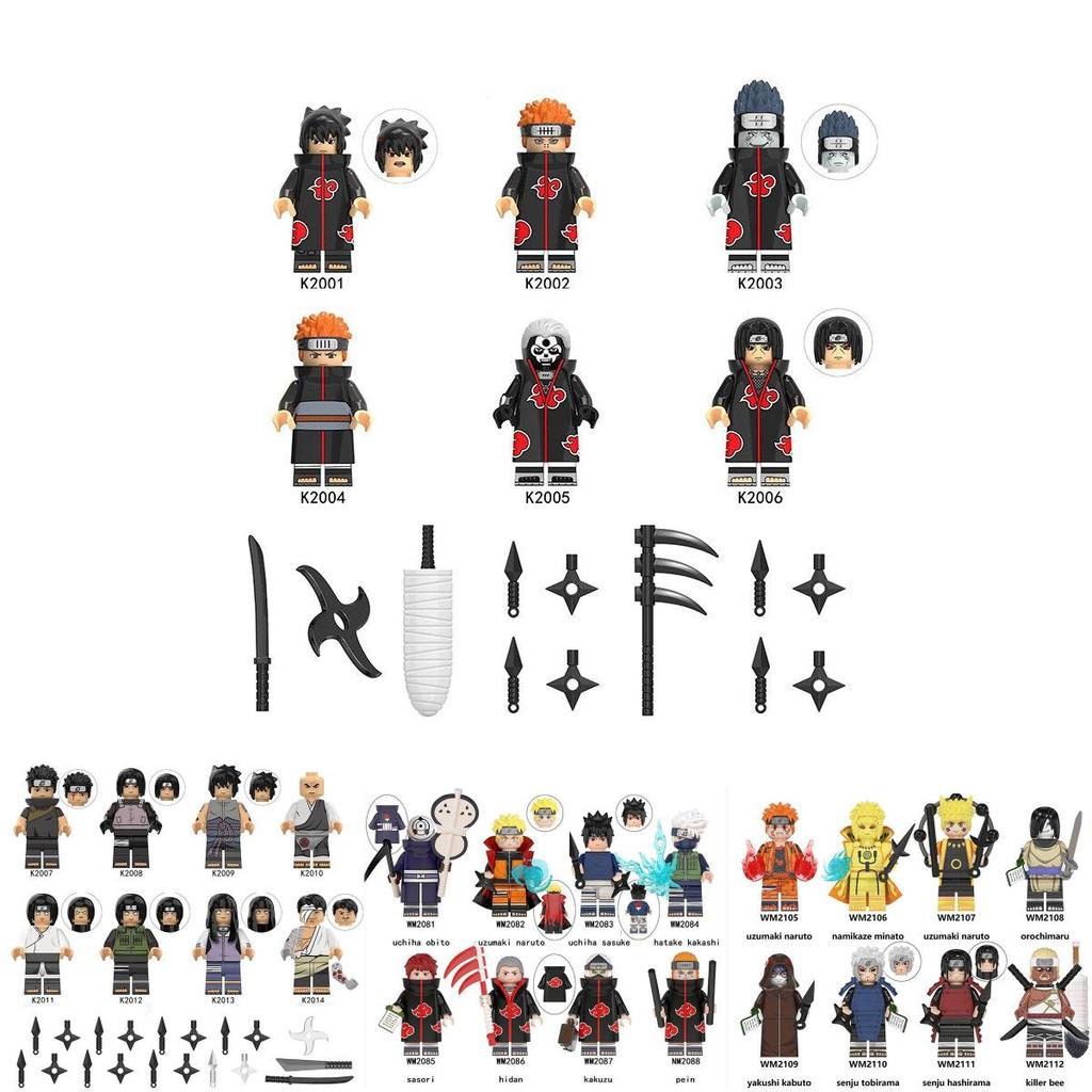 Captivate Imagination With Naruto Minifigures Building Blocks Educational Toys For Children
