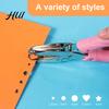 Adjustable Single Hole Punch Tool 5-Hole Paper Round Heart Star Shape Metal Body Puncher for A4 Craft Manual Scrapbooking Tools