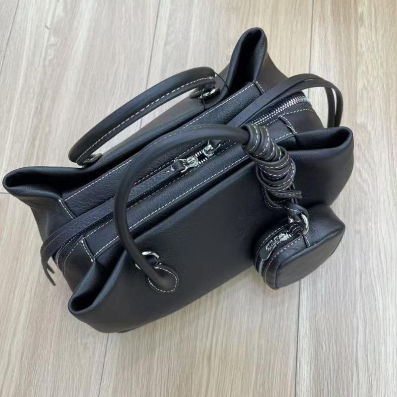 Новая ретро маленькая квадратная сумка женская сумка-багет сумка-тоут из коровьей кожи большая вместимость сумка-мессенджер модная текстурная кожаная сумка