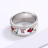 Creative Ring for Women's Bird Shape Ring Fashion Multicolored Enamel Jewelry Animal Ring Couple Ring Engagement Ring