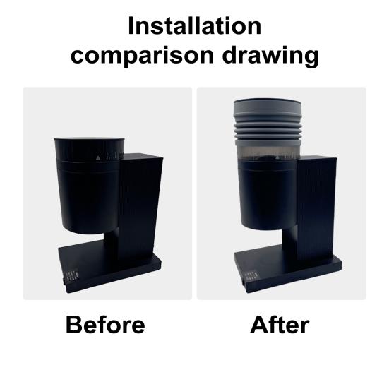 Silicone Bellow for Fellow OPUS Coffee Grinder Food-Grade Coffee Brewing Tools Reduces Waste Enhances Precision Espresso Machine Upgrade Parts