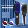 Electric Hair Brush Blue Red Light Phototherapy Rechargeable Promote Hair Growth Handheld Vibrating Scalp Massage Hair Detangling Comb
