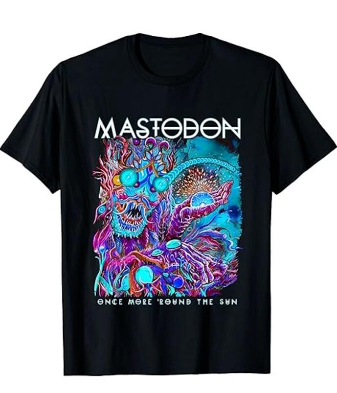 Once More Round The Sun Mastodon Tshirt Black Unisex ALl size Gift Xmas Unisex T-Shirt