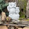 Eagle Owls - Concrete Garden Figure