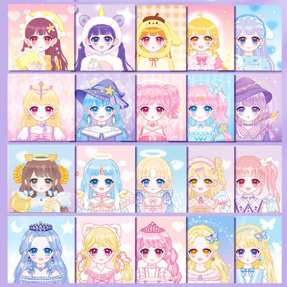 Красивая наклейка для макияжа, книга, головоломки, игры, наклейка со сменой лица, наклейка со сменой лица