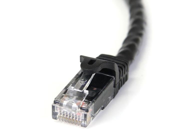 STARTECH Câble réseau Cat6 Gigabit UTP sans crochet de 10 m - Cordon Ethernet RJ45 anti-accroc - Câble patch Mâle / Mâle - Noir