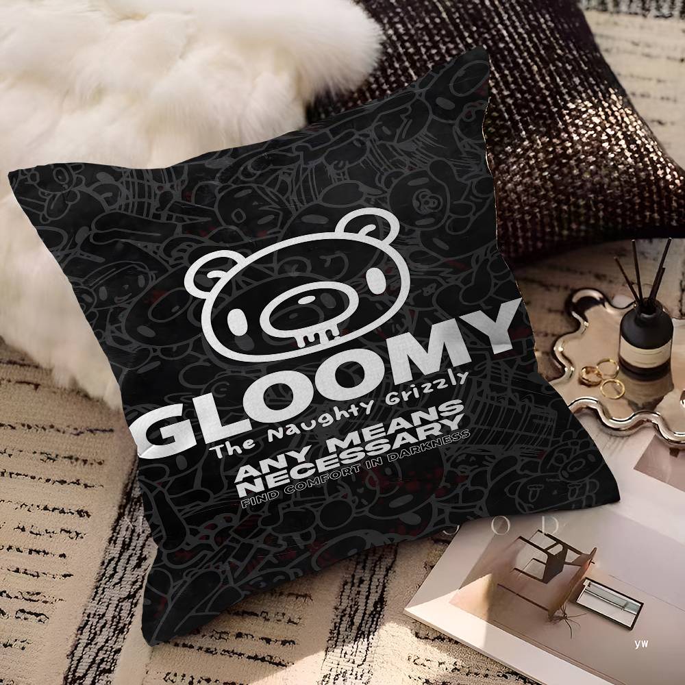 Мультяшная наволочка для подушки G-Gloomy Bear Декор наволочки Праздничный декор