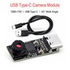 Мини-модуль камеры USB Type-C для платы разработки ESP32-S3 720P 1280 * 720 1 МП 65 градусов Стандартный протокол UVC для Windows