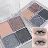 Eyeshadow Palette Shine 4-Color Sequin Pearlescent Matte Eye Shadow Palette for Stunning Makeup Looks