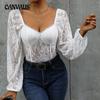 Spring and Summer Women's Jumpsuit Slim One Piece Sexy Hottie Lace Splicing Bodysuit