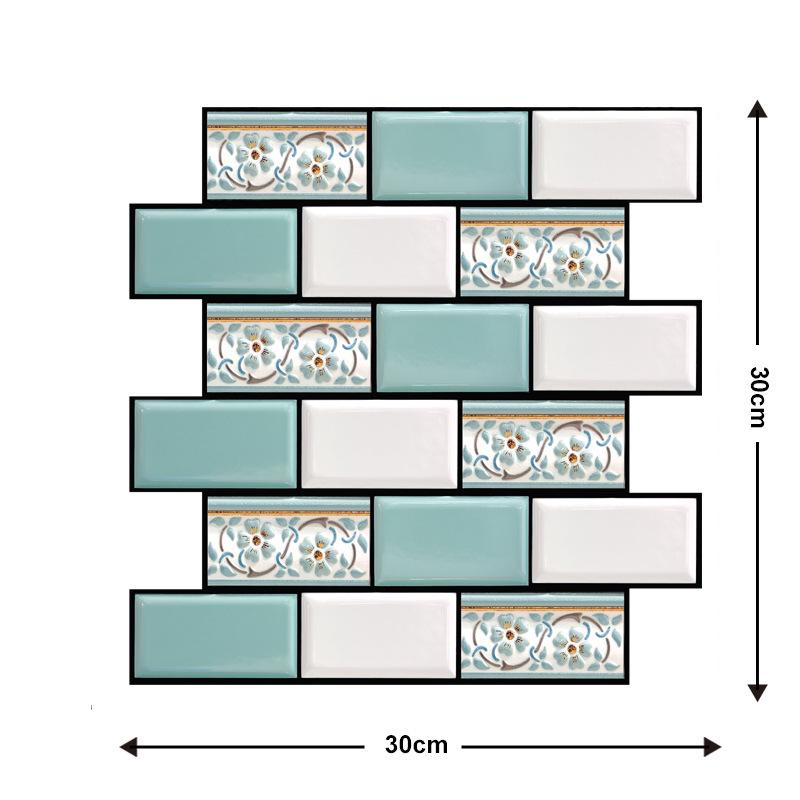 Самоклеящиеся 3D наклейки на стену из ПВХ в европейском стиле: Водонепроницаемый ремонтный декор