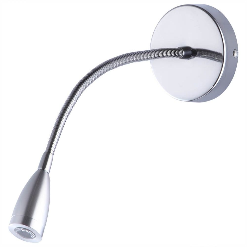 Silver LED Wall Lamp AC85-265V Sconce Energy Saving Wall Light Living Room