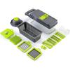 Vegetable Chopper Dicer and Slicer, Oricean® 7 Stainless Steel Blades, with Storage Container