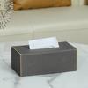 Новая роскошная коробка для салфеток в европейском стиле, высококачественный кожаный держатель для салфеток, коробки для салфеток для гостиной, ванной комнаты, домашнего декора