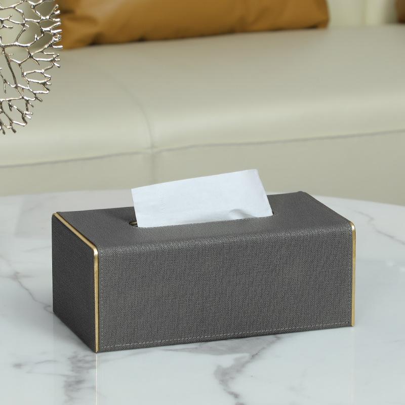 Новая роскошная коробка для салфеток в европейском стиле, высококачественный кожаный держатель для салфеток, коробки для салфеток для гостиной, ванной комнаты, домашнего декора