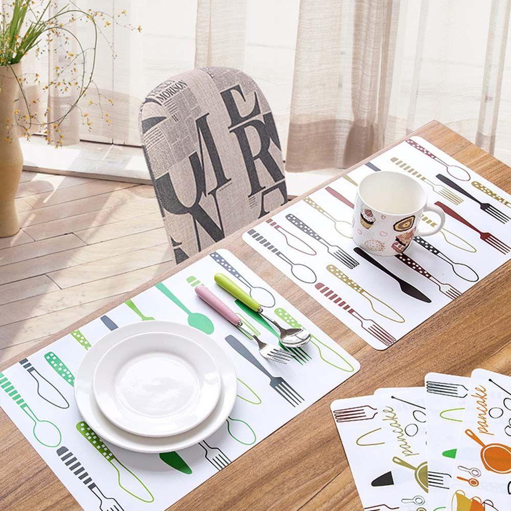 Cartoon 40*28cm Table Decoration Dinner Bowl Kitchen Tableware Table Mat Placemat Disc Pad