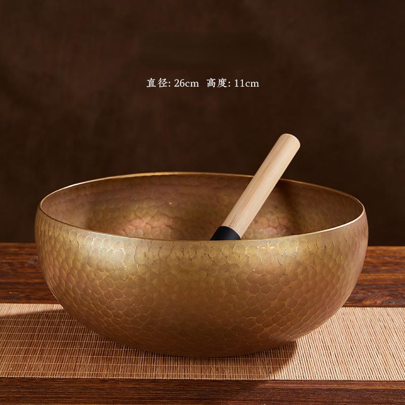 Тибетский звук бонсай медная чаша поющая чаша лечебный инструмент набор для медитации антикварный декор кованое медное украшение