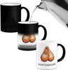 Loveteabagging Hanging Tea Bag Ceramic Coffee Mug Water Cup Temperature-Sensitive Color-Changing Cup Teabagging