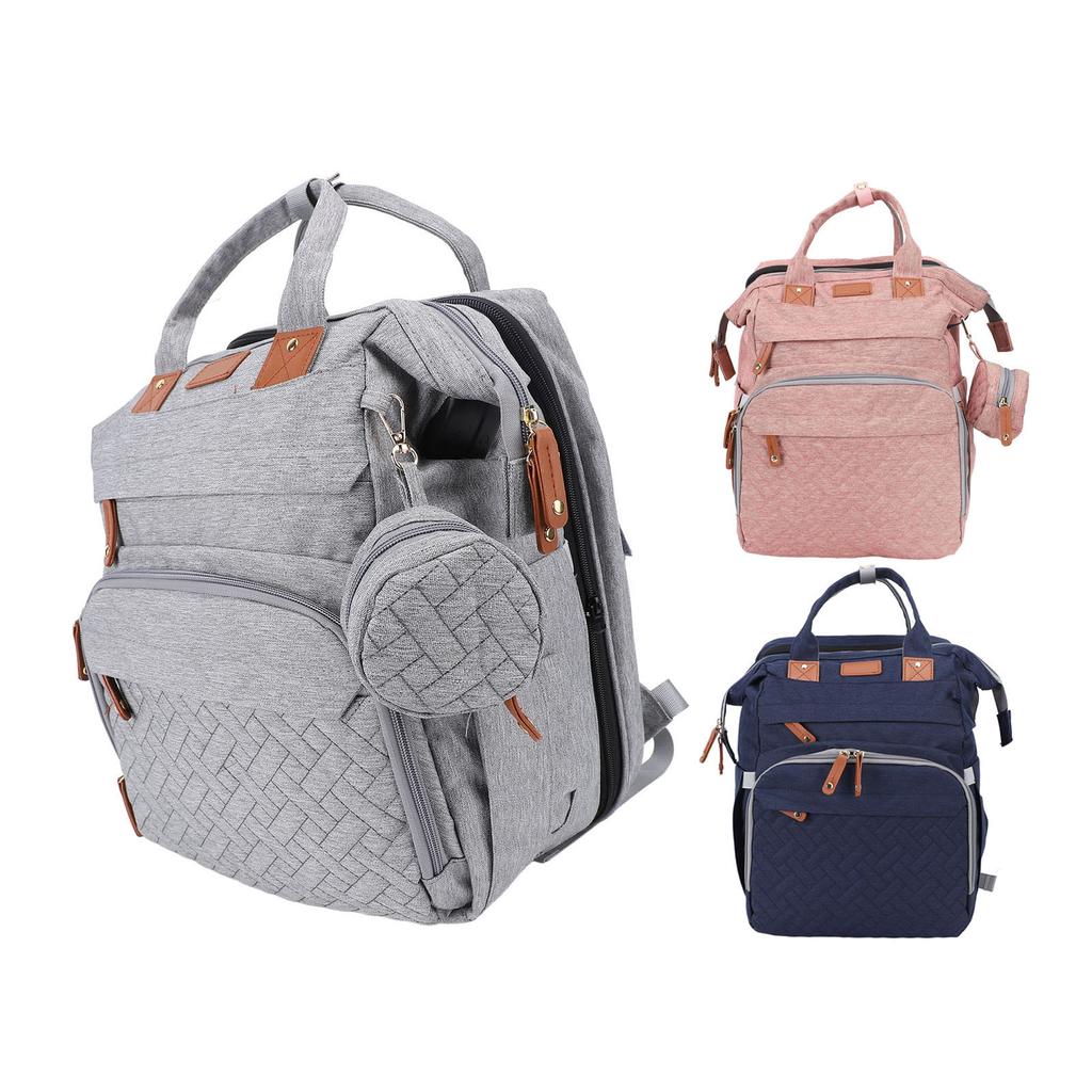 Складная многофункциональная сумка для подгузников, рюкзак для детских подгузников с USB-портом для зарядки для путешествий