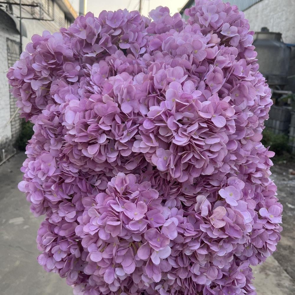 5 Heads Artificial Hydrangea Flower Silk Simulated Wedding Floral  for Home Party Wedding