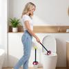 Creative Mushroom Shaped Toilet Brush with Holder Set for Bathroom Cleaning and Home Decoration Durable Handle and Soft Bristles for Efficient Use
