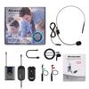 Alvoxcon TG210 Wireless UHF Lapel Wireless Headset for Video and Sound Compatible with Cameras and Includes Japanese Instruction 1 Transmitter and 1