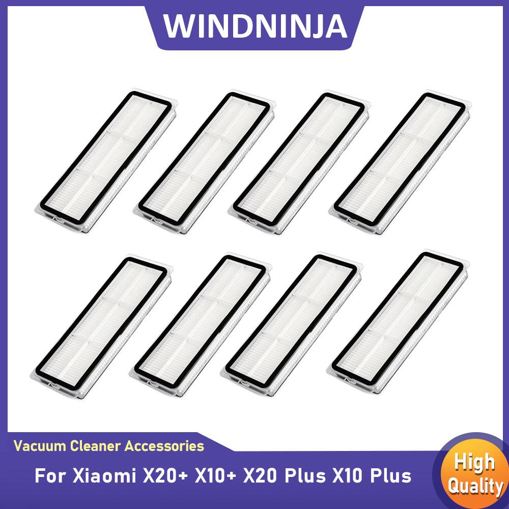 Моющийся фильтр с щеткой Запасные части Для Xiaomi X11+ X11+ X11 Plus X11 Plus Робот-пылесос Сетчатый фильтр пылесборника Сердечник фильтра Аксессуары