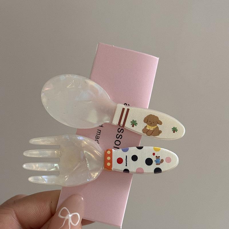 2/3/4/6 шт. ацетатные заколки для волос в Корейском стиле, золотисто-белые блестящие заколки для волос, головные уборы для девочек и женщин, аксессуары для волос