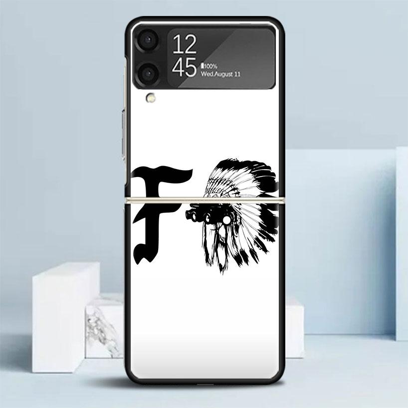 F-Forward Observations Group Black Cover for Samsung Galaxy Z Flip 7 6 5 4 3 5G Phone Case Flip7 Flip6 Flip5 Flip4 Flip3 Pattern