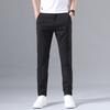 Ice Silk Men's Loose Straight Leg Men's Pants Trendy Business Quick Drying Summer Thin Casual Pants