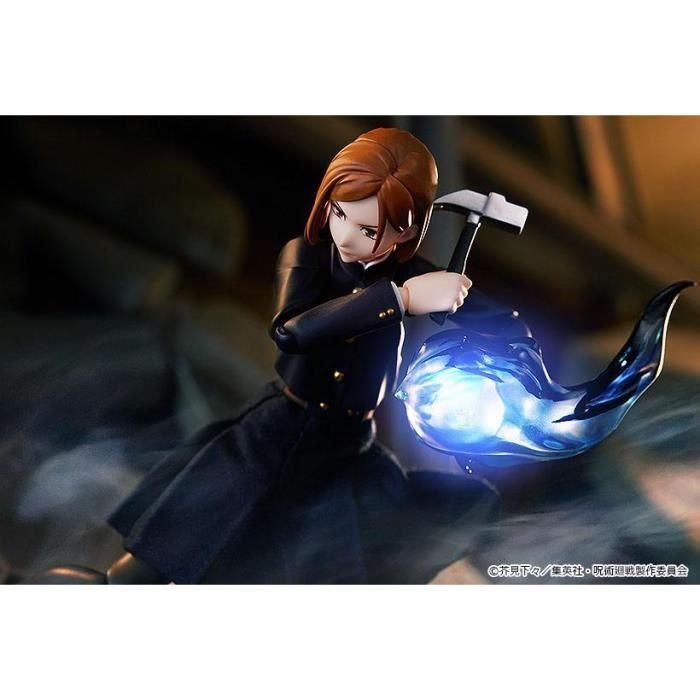 Figurine - GOOD SMILE COMPANY - FIGMA NOBARA KUGISAKI - 15 Cm - Accessoires - Têtes Interchangeables - Socle