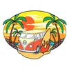 LYKX Fashion Camper Travel Car Stickers Vinyl Decals Car Motorcycle Bumper Body Rear Window Decorative Decals