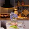 DIY Miniature Loft Dollhouse Kit Lifelike Mini 3D Wooden House Room Handmade Toy with Furniture LED