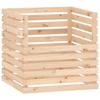 VidaXL Compost Bin 80x80x78 Cm Solid Pine Wood 822187