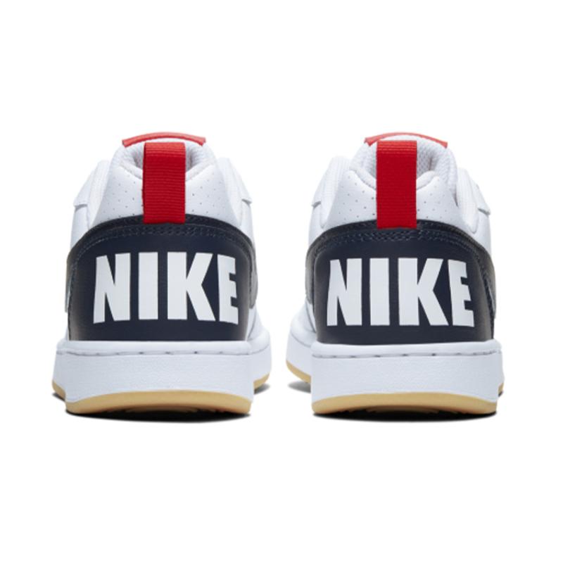 Nike Кроссовки Court Borough Low White Obsidian Gum GS 839985-105