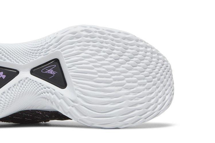 Men's Sneakers Under Armour Curry Flow 9 Sesame Street The Count Black/Violet/Violet