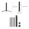 Aluminum Lantern Stand Camping Lamp Pole Foldable Light Support Holder Lamp Bracket Camera Phone Tripod Stand For