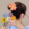 Мно низкий пучок пучок какашка резинка для волос проволока цветок резинка для волос лента повязка какашка волосы какашка волосы проволока детская какашка