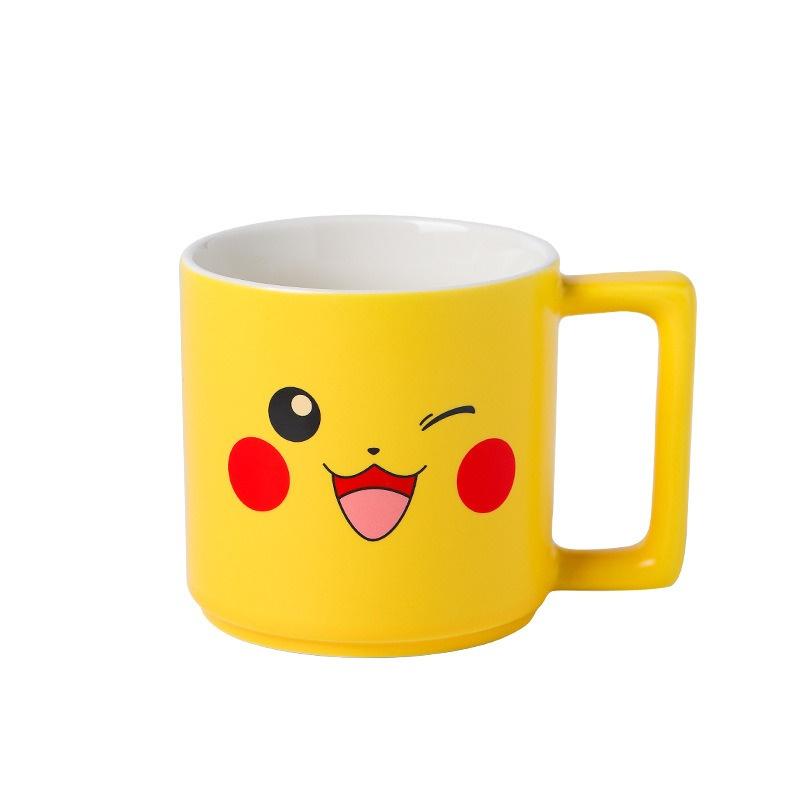 Керамические кружки SHUNXIANG Кружка Pokémon Pikachu Kawaii Аниме Чашка для завтрака и молока Милая Посуда для напитков Кофейная кружка Детские стаканы для воды