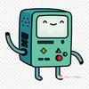 Bmo Drawing Beemo Drawing Iron On Heat Transfer Printing Vinyl Patches Sticker for Clothes DIY Appliques Washable Patches