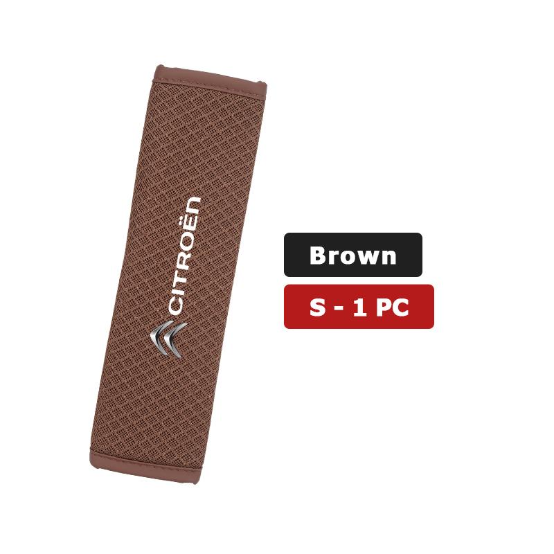 OCDK9 Car Seat Safety Belt Pad Ice Silk Shoulder Strap Shoulder Cover For Citroen C4 C3 C5 C1 C2 C6 C4L DS3 DS4 Berlingo Picasso