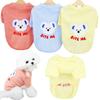 Cute Bear Puppy Vest Breathable Cool Dog Clothes for Small Medium Dog Cat T-Shirt Chihuahua French Bulldog Yorkies Clothing