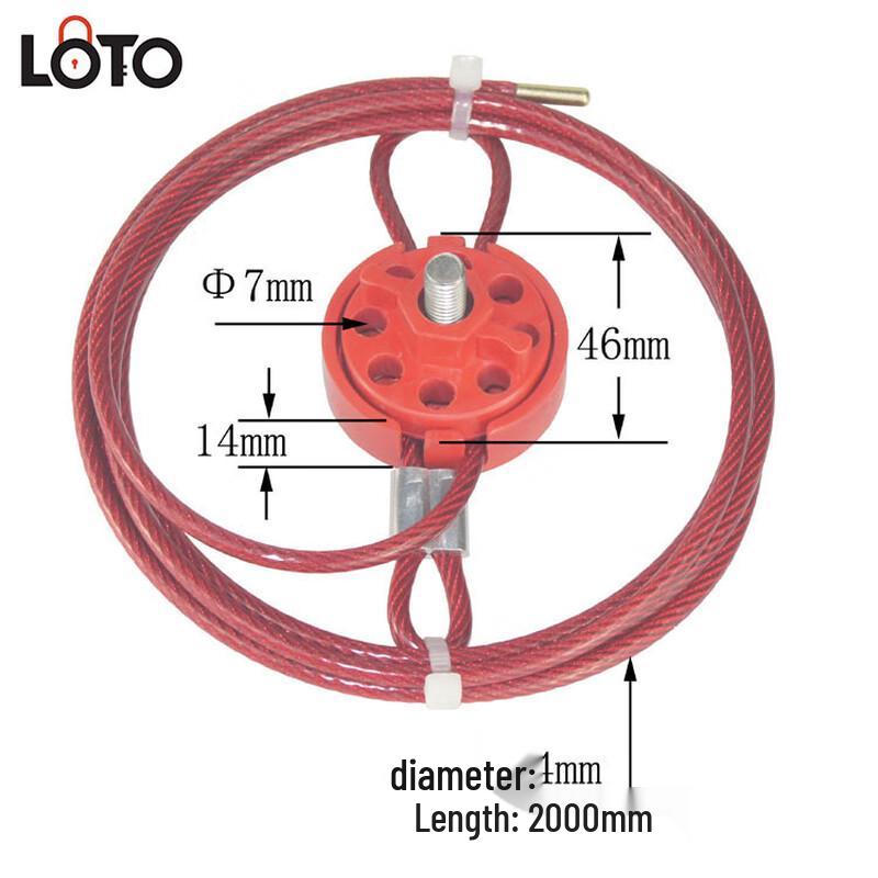 LOTO BD-L31 Universal Adjustable Cable Lockout Tagout Device
