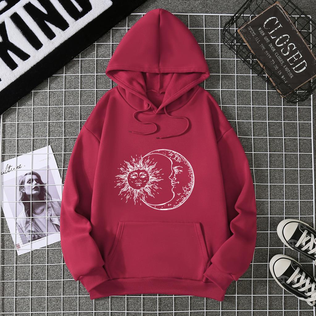 Mingxin cross-border foreign trade pattern women's clothing supply chain new 2026 autumn and winter fleece jacket loose long-sleeved sweater