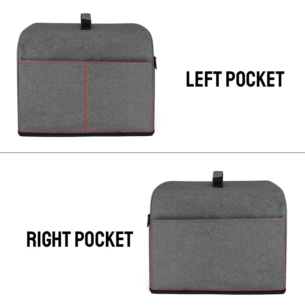 Крышка тостера с карманами для хранения, домашний хлеб для выпечки для Ninja Foodi, гриль, прочная вытяжка для воздушной фритюрницы